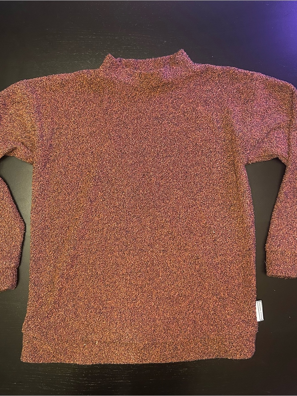 Woolly Threads The Original Woolly Sweater in Rust & Navy